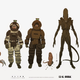 Illustration for article titled iAlien: Isolations /iCharacter Art Is Just The Best